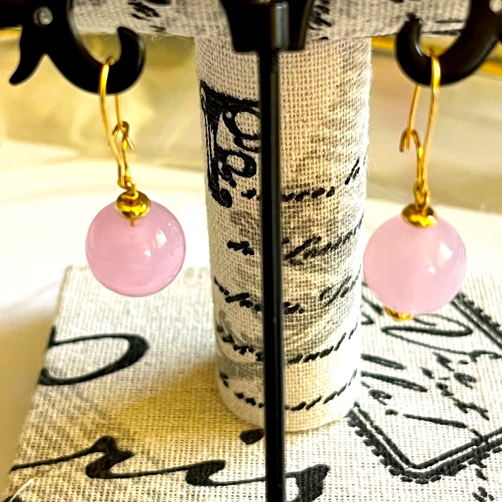 Vintage ~ Acrylic Lucite Drop Earrings
